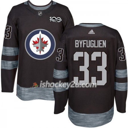 Mænd NHL Winnipeg Jets Trøje Dustin Byfuglien 33 1917-2017 100th Anniversary Adidas Sort Authentic Mænd NHL Winnipeg Jets Trøje Dustin Byfuglien 33 1917-2017 100th Anniversary Adidas Sort Authentic